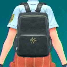 レザーリュック(ブラック)画像