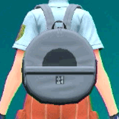 キャンバスリュック(グレー)画像