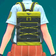 ナイロンリュック(イエロー)画像