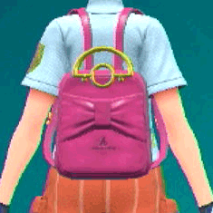 レザーリュック(ピンク)画像