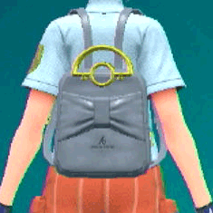 レザーリュック(グレー)画像