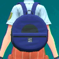 キャンバスリュック(ネイビー)画像