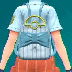 レザーリュック(グリーンストライプ)画像