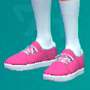 ローカットスニーカー(ピンク)画像