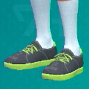 ロケットスニーカー(ブラック×イエロー)画像