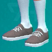 ローカットスニーカー(ブラウン)画像