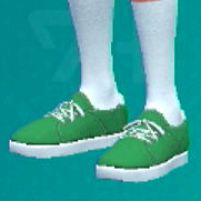 ローカットスニーカー(グリーン)画像