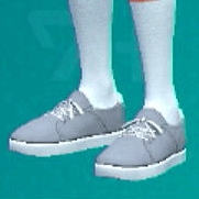 ローカットスニーカー(グレー)画像
