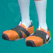 ハイテクスニーカー(オレンジ)画像