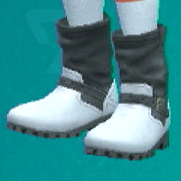 エンジニアブーツ(ブラック×ホワイト)画像