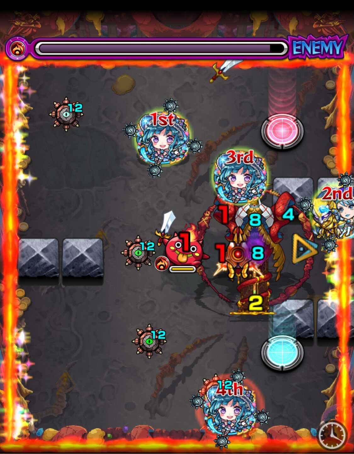 カルニベステージ4クロスドクロ処理後