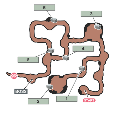 生体兵器の脅威のマップ