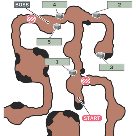 暴走した兵器のマップ
