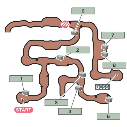 ジェネシスの暗躍のマップ