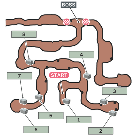 ジェネシスの野望のマップ