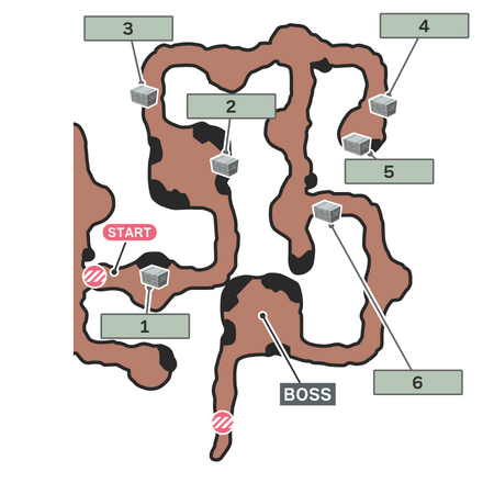 モンスター強大なりのマップ