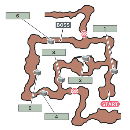 ジェネシスの新兵器のマップ