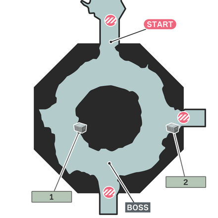 スラム地区の敵を討てのマップ