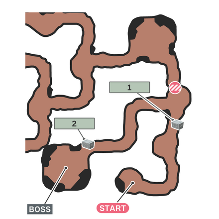 運の魔晄石のマップ