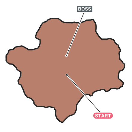 強敵!バハムートのマップ