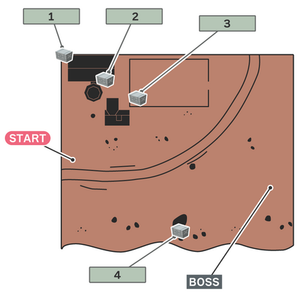 治安維持部門のマップ