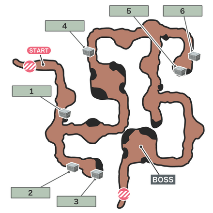エネルギー生命体のマップ