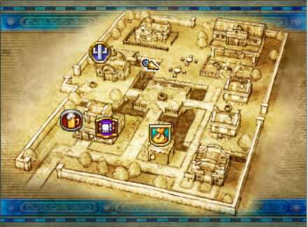 クレージュの村の全体図【現代】