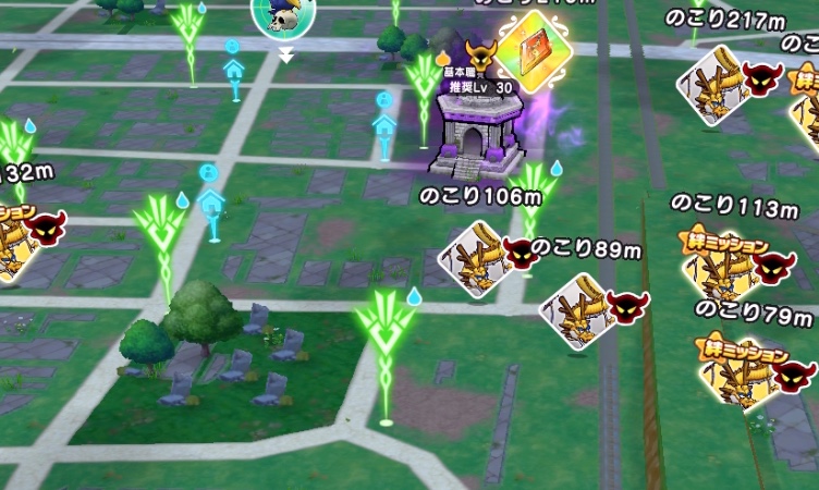 絆ミッションとイベントスポットの2種がある