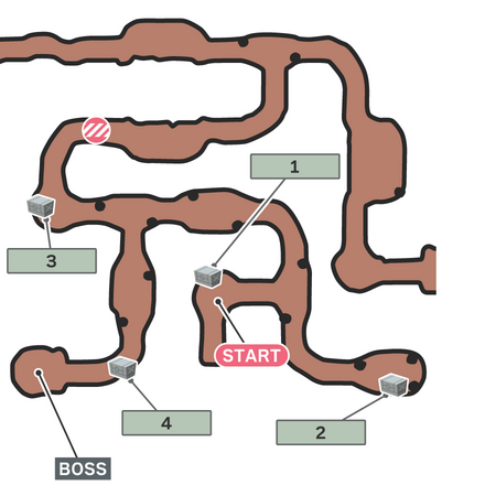 予告状のマップ