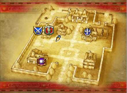 ルーメンの町の全体図