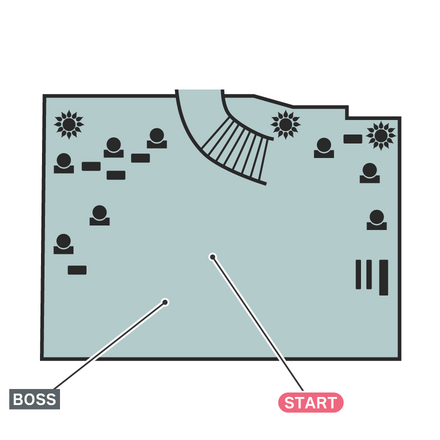 バカンス、、、、なの？のマップ