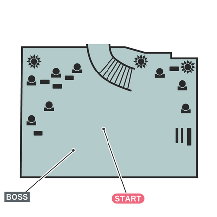 そろそろバカンスに・・・のマップ