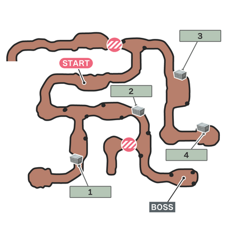 マスタートンベリ登場!のマップ