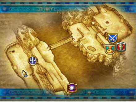 聖風の谷のマップ（現代）