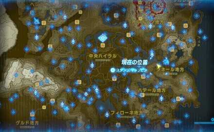 ミーズー・ヨの祠の場所マップ