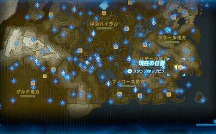 ジター・サミの祠の場所マップ