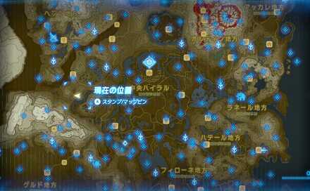 ミッダ・ロキの祠の場所マップ