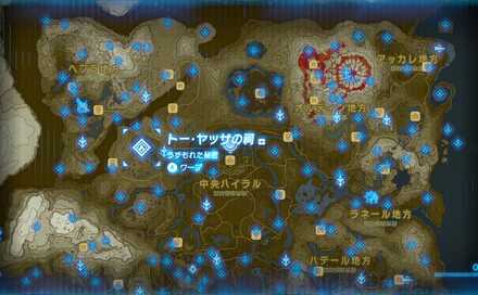 トー・ヤッサの祠の場所マップ