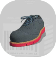 ネイビーチップレッドソール画像