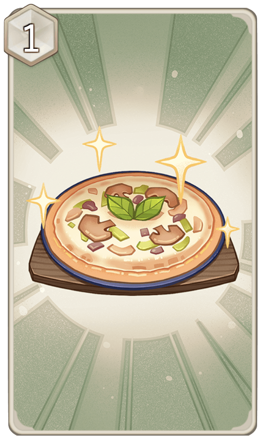 キノコピザの画像