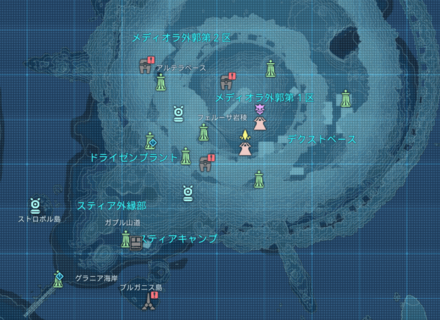スティアのマップ