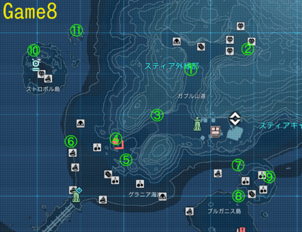 スティア外縁部の赤箱マップ