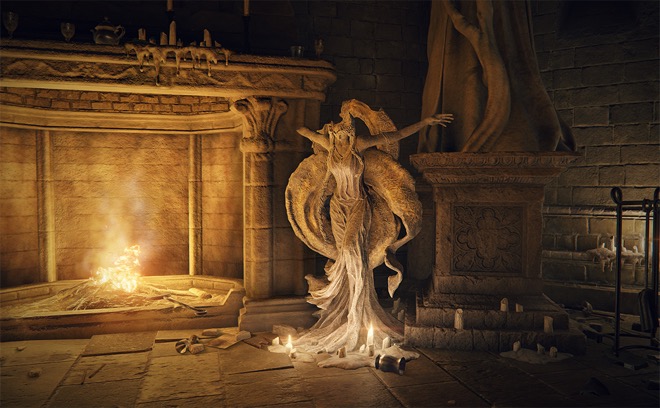 円卓のマリカ像