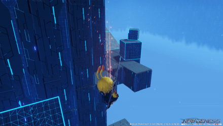 足元に注意しながら進む