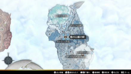 クイーンスライムの出現場所マップ例