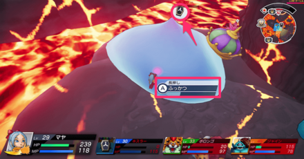 Aボタン長押しで復活