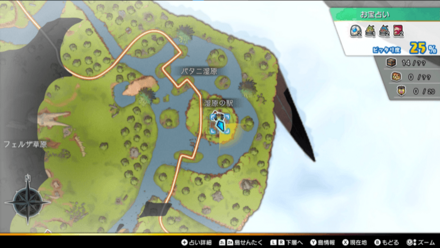 ツバイザ草原島の鉄道の復旧の依頼人のマップ詳細