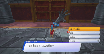 ジャネマからパーティー編成