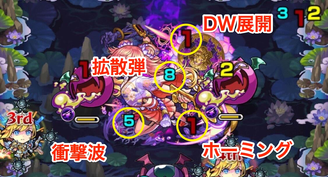 極楽浄土攻撃パターン