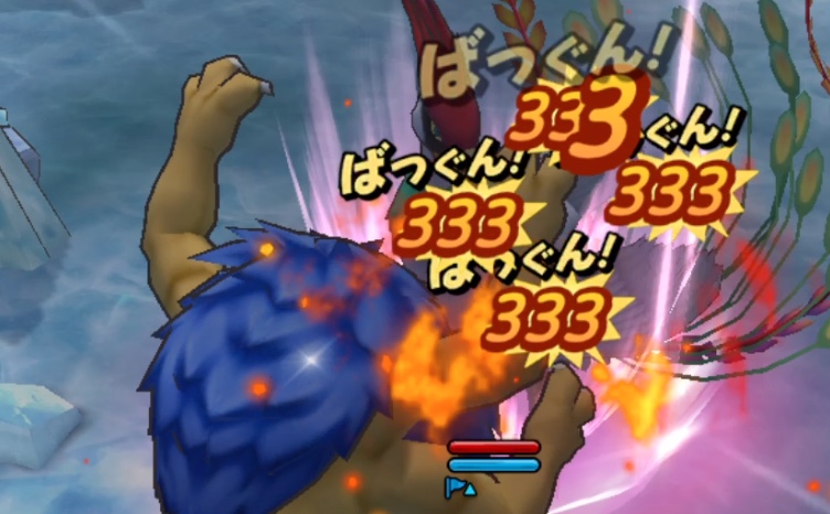 アームライオンとりゅうせんしを優先的に倒す